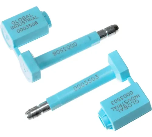 Global Industrial High Security Bolt Seal, Blue, 50/Pack