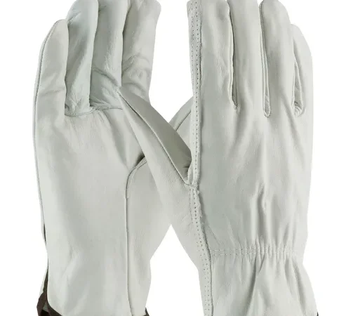 PIP Top Grain Cowhide Drivers Gloves, Straight Thumb, Regular Grade, L