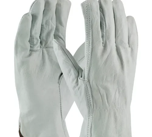 PIP Top Grain Cowhide Drivers Gloves, Straight Thumb, Economy Grade, L