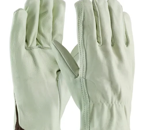 PIP Top Grain Cowhide Drivers Gloves, Straight Thumb, Premium Grade, L