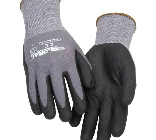 Micro-Foam Nitrile Coated Nylon Gloves, 15 Gauge, Large, 1 Pair - Pkg Qty 12