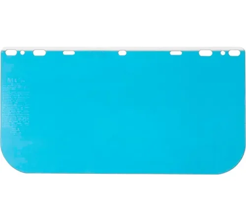 MCR Safety 181540 Head Gear/Face Shield Visor, 8" x 15-1/2", Clear, Polycarbonate