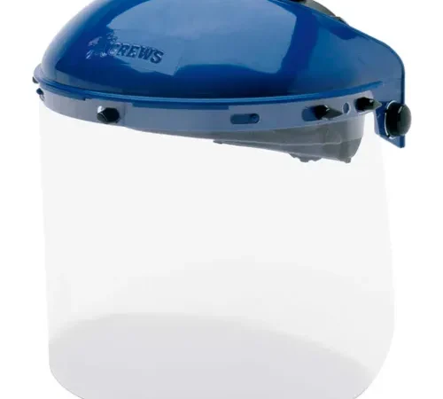 MCR Safety 103 Ratchet Head Gear, Head Gear Only, Polycarbonate, Blue