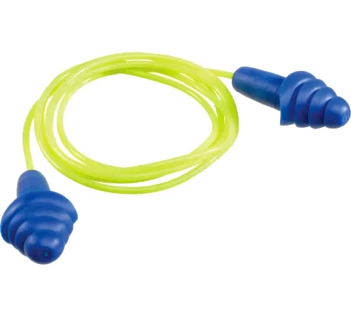 Radians® FP43 Resistor® II NRR 27 dB Reusable Corded Soft Earplugs, 100/Box