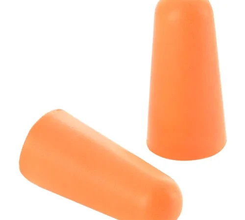Global Industrial Bullet Earplugs, Tapered, Uncorded, NRR 32 dB, 200 Pairs/Box