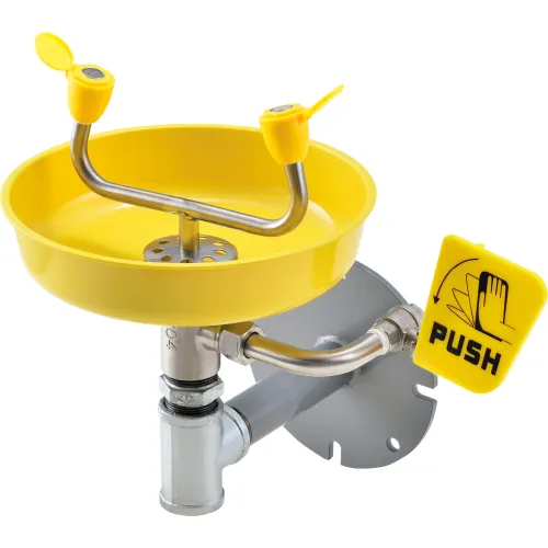 Global Industrial" Emergency Eyewash Station, Wall Mount
