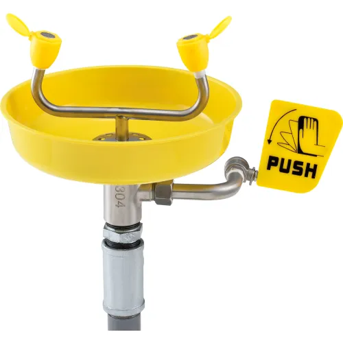 Global Industrial" Emergency Eyewash Station, Wall Mount - Image 4