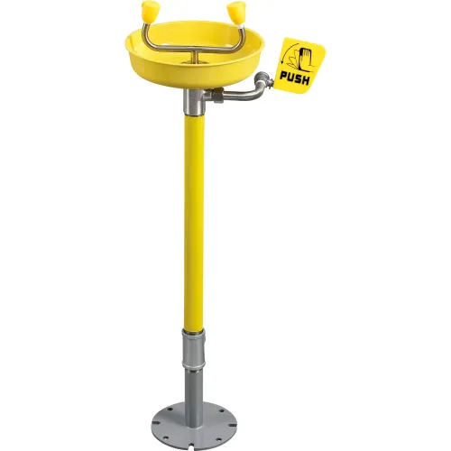 Global Industrial" Emergency Eyewash Station, Pedestal Mount - Image 3