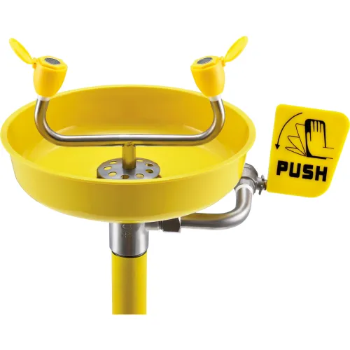 Global Industrial" Emergency Eyewash Station, Pedestal Mount - Image 4
