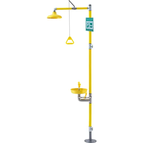 Global Industrial" Emergency Combination Shower with Eyewash Station - Image 2