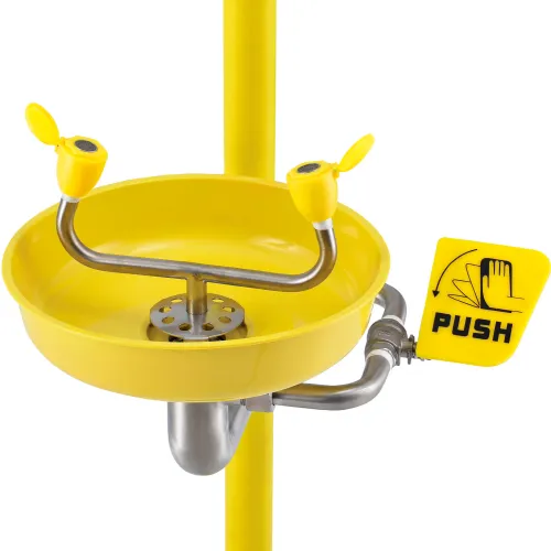 Global Industrial" Emergency Combination Shower with Eyewash Station - Image 5
