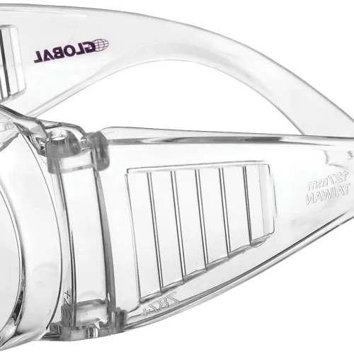 Global Industrial" OTG Visitor Safety Glasses, Clear Lens/Frame - Pkg Qty 10 - Image 5