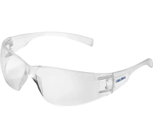 Global Industrial" Frameless Petite Safety Glasses, Scratch Resistant, Clear Lens - Pkg Qty 12