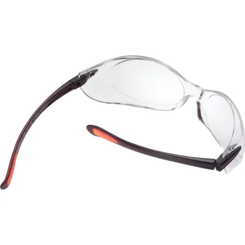 Global Industrial" Frameless Safety Glasses, Side Shields, Anti-Fog, Clear Lens, Black Frame - Image 4