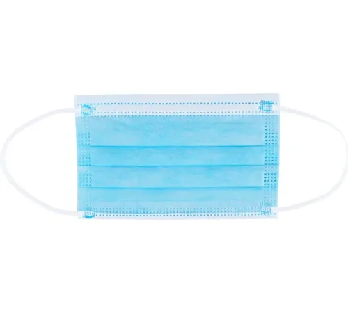 Disposable 3-Ply Face Mask, Youth Size, Individually Packed, 50/Box