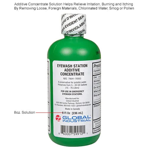 Global Industrial" Emergency Eyewash Preservative, 8 Oz., 1 Bottle - Image 5