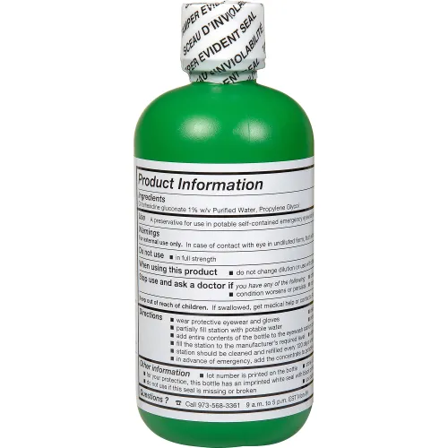 Global Industrial" Emergency Eyewash Preservative, 8 Oz., 1 Bottle - Image 2