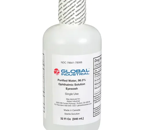 Global Industrial" Emergency Eyewash, 32 Oz., 1 Bottle