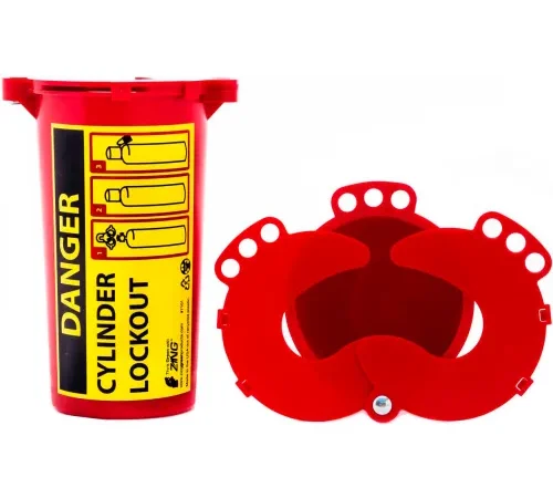 ZING RecycLockout Lockout Tagout, Cylinder Lockout, Recycled Plastic, 7101