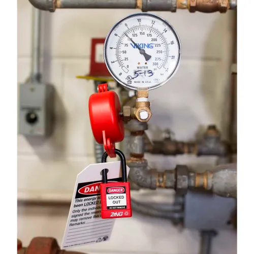 ZING RecycLockout Gate Valve Lockout, 1" to 2.5", Recycled Plastic, 7103 - Image 2