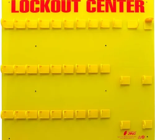 ZING RecycLockout Lockout Station, 28 Padlock, Unstocked, 7116E