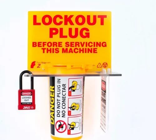 ZING RecycLockout Lockout Tagout Station, Plug Lockout, 7117