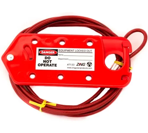 ZING RecycLockout Cable/Hasp Lockout Device - 10 FT, 7133