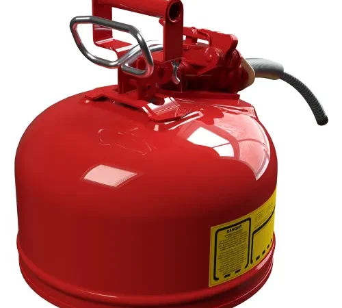 Justrite® Type II Safety Can - 2-1/2 Gallon with 5/8" Hose, 7225120