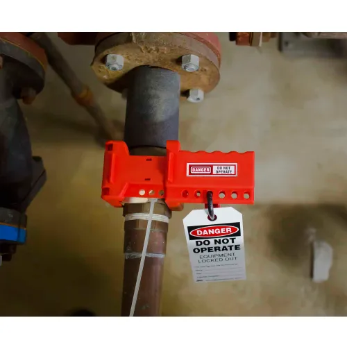 ZING Ball Valve Lockout, 3/8" to 1.4" Diameter, 7249 - Image 2