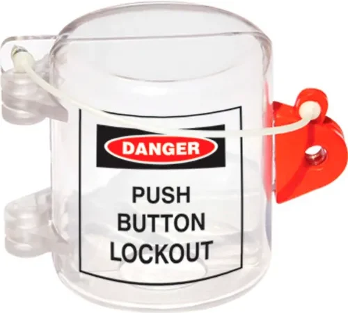 ZING Oversize Push Button Lockout, 7254
