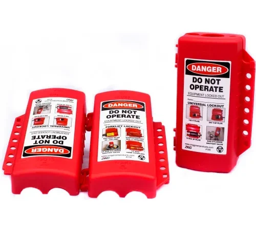 ZING RecycLockout Lockout Tagout, Universal Forklift-Valve-Plug Lockout, 7294