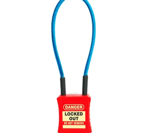 ZING Cable Lockout Safety Padlock, 1 Ft Cable, 7319