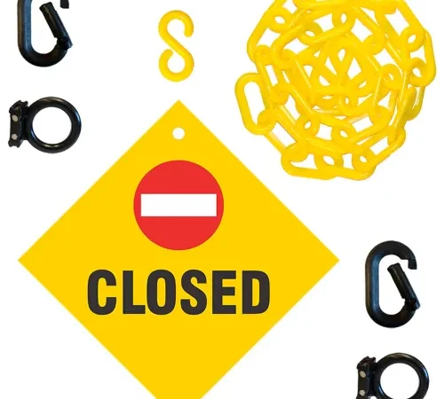 Mr. Chain® Closed Sign Kit with 2" x 6'L Chain