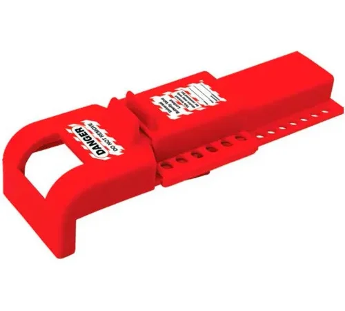 ZING Butterfly Valve Lockout, Red, 7605