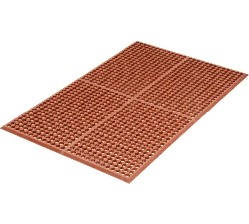 Apache Mills WorkStep Anti Fatigue Drainage Mat 1/2" Thick 3' x 10' Red