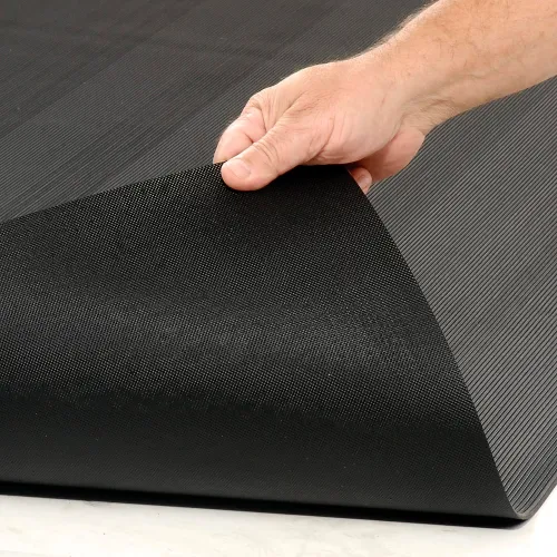 Apache Mills Tuff Foot™ Corrugated Vinyl Runner 1/8" Thick 3' x 105' Black - Image 3