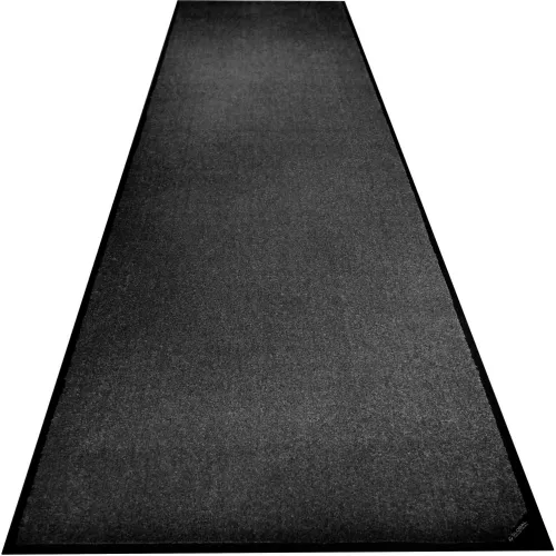 Global Industrial™ ColorStar® Entrance Mat, 3/8" Thick, 3'Wx10'L, Charcoal Black