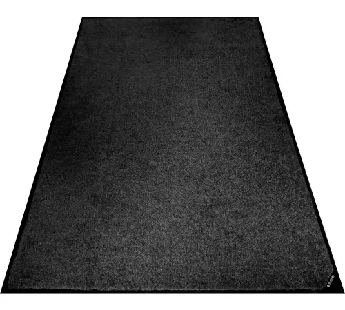 Global Industrial ColorStar® Entrance Mat, 3/8" Thick, 4'Wx6'L, Charcoal Black
