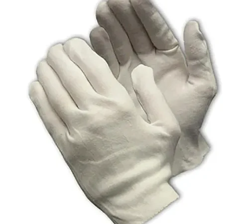 PIP® 97-541 CleanTeam® Heavy Weight Inspect Gloves, Cotton Lisle, Unhemmed, Women's