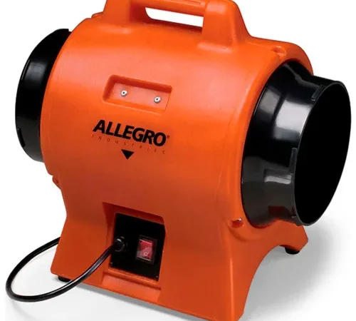 Allegro Industrial Blower 9539-08, 8" Dia., 1/3HP, 865 CFM