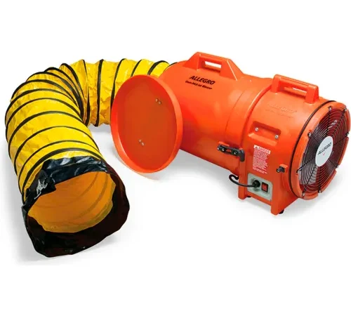 Allegro Industries® COM-PAX-IAL Blower W/ 25' Ducting, 1842 CFM, 1 HP