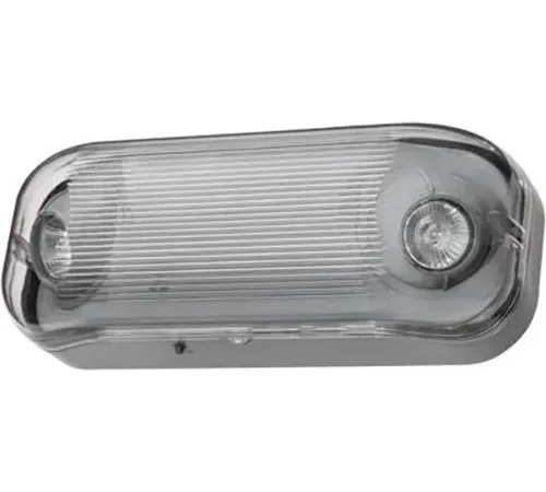 Lithonia Lighting® Indura® Wet Location Emergency Light w/ Halogen & Lamp, 120/277V, Gray