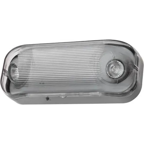 Lithonia Lighting® Indura® Wet Location Emergency Light w/ Halogen & Lamp, 120/277V, Gray