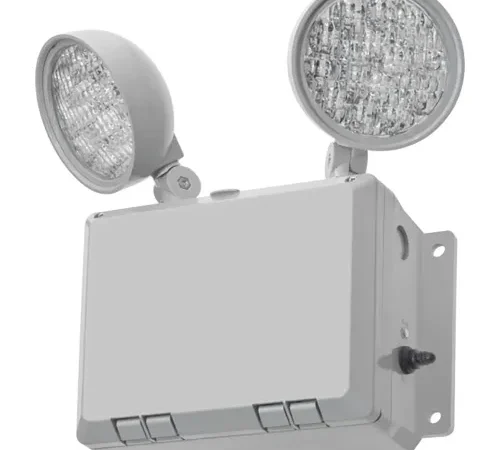 Lithonia Lighting® Indura® Wet Location Emergency Light, 9.6V, 1.9W, Gray