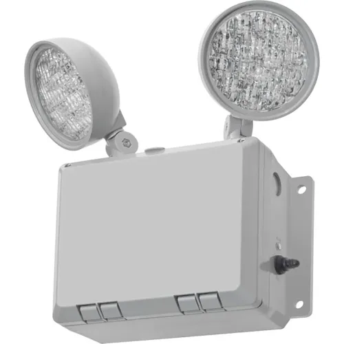 Lithonia Lighting® Indura® Wet Location Emergency Light, 9.6V, 1.9W, Gray