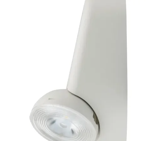 Lithonia Lighting® Emergency Lighting Unit, LED, Round Heads, Remote Capable, White
