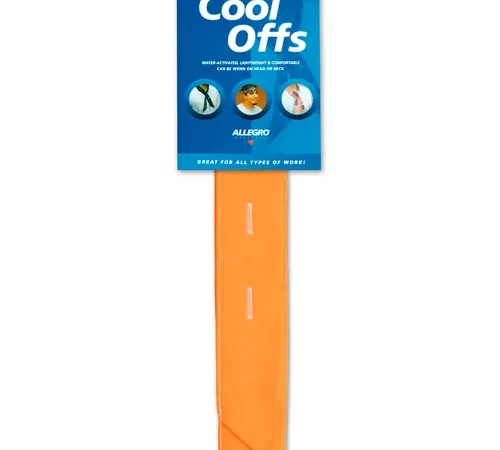Allegro 8405-55 Cool-Offs Neck Ties, Orange - Pkg Qty 6