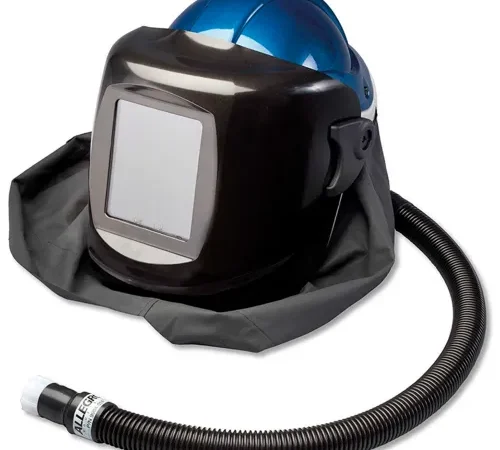 Allegro 9904-WB Deluxe Supplied Air Shield & Welding Helmet, No Flow Valve, #10 Lens