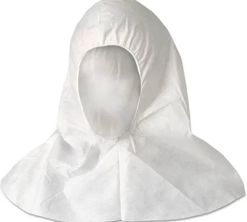 KleenGuard 36890 A20 Breathable Particle Protection Hood, White, One Size Fits All, 100/Ctn