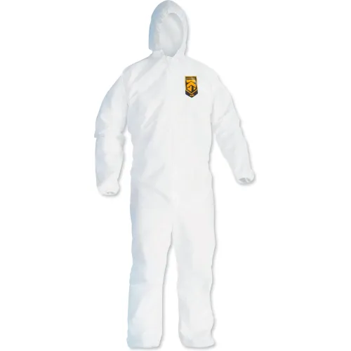 Kleenguard® A40 Liquid & Particle Protection Coverall 44324, White, XL, 25/Case